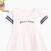 Classic Teddy 精典泰迪 女童印花字母连衣裙