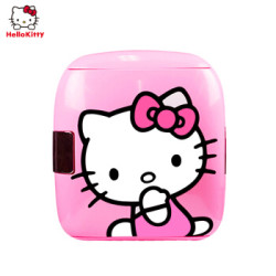 Hello Kitty车载冰箱冷暖箱车家两用迷你便携小型制冷加热女生学生宿舍保温箱 9L粉色