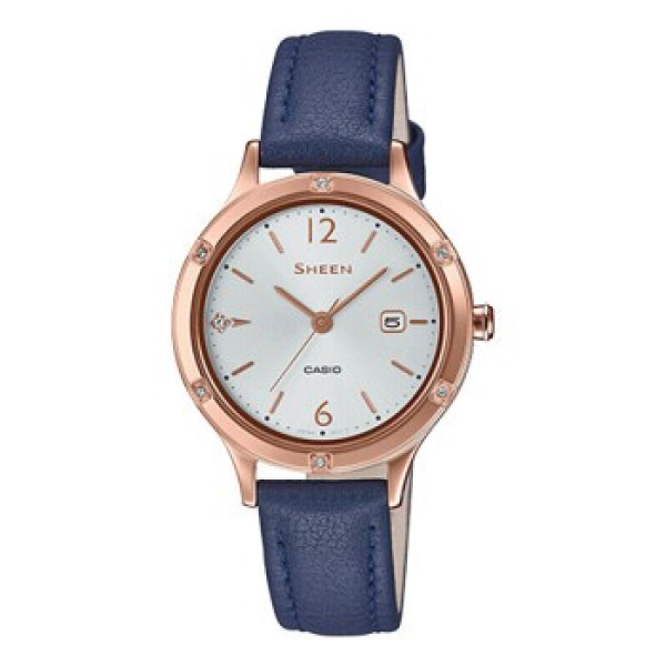 casio 卡西欧 sheen系列 she-4533pgl-7b 女士石英手表