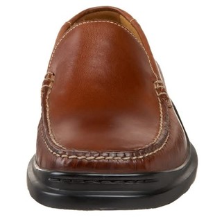 COLE HAAN Air Santa Barbara 男士休闲皮鞋 Saddle Tan US9 黑色