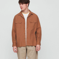 UNIQLO 优衣库 425058 男士宽松工装衬衫