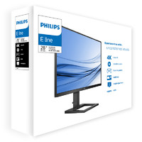 PHILIPS 飞利浦 288E2E显示器28英寸4k高清IPS电脑专业设计剪辑10Bit显示屏