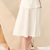 ONLY 119214502 女款高腰夏季休闲裤 奶油白色 160/64A/SR