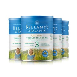 BELLAMY'S 贝拉米 有机婴幼儿奶粉 3段 900克 4罐装