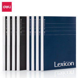 deli 得力 Lexicon系列 高档办公软抄本 8本 B5 80张 *3件