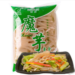 魔芋400g低卡0低脂肪 健身代餐饱腹即食食品魔芋面凉皮魔芋豆腐魔芋丝火锅食材 魔芋素食 陕西特产 魔芋条5袋 *10件