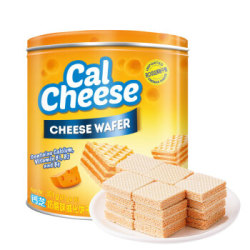 钙芝(Calcheese)奶酪味威化饼干351g/罐 休闲零食礼盒 *3件