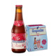 福佳 比利时进口玫瑰覆盆子果味女士啤酒 248ml*24瓶整箱