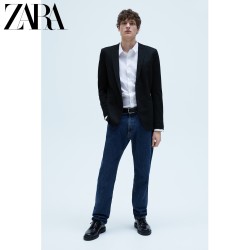 ZARA 01608301800 男士纹理西装外套