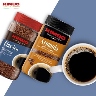 KIMBO 竞宝 冻干速溶咖啡粉  俩瓶组合装 100g+90g