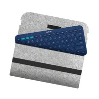 罗技(Logitech) K380键盘包 浅灰色