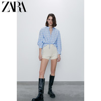 ZARA 02491913044 女装格子衬衫