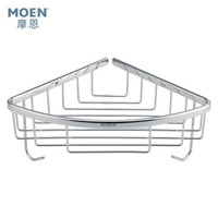 摩恩（MOEN）浴室挂件五金三角置物架卫生间挂件精铜单层三角篮90101 *2件