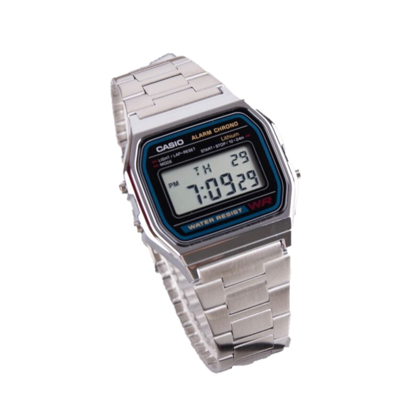 casio 卡西欧 a158wa-1d 中性石英手表