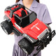 儿童玩具遥控车男孩越野汽车玩具赛车玩具礼物 红色28厘米大号