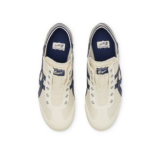 Onitsuka Tiger 鬼塚虎 Mexico 66 Slip-on 中性休闲运动鞋 TH342N-0250 米白色/藏青色 39.5