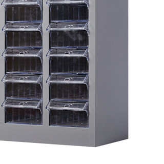 苏美特零件柜元件资料柜效率柜螺丝收纳箱48抽透明款