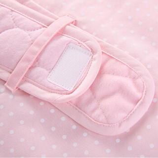迪士尼宝宝（Disney Baby）婴儿抱被 全棉春秋夹薄棉包被 梦想游记 粉色 80x80cm