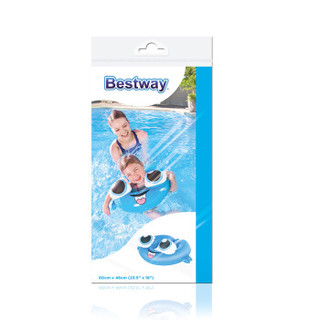 Bestway儿童游泳圈腋下泳圈水上充气玩具（适合3-6岁儿童初学游泳、戏水使用）鲸鱼造型36112