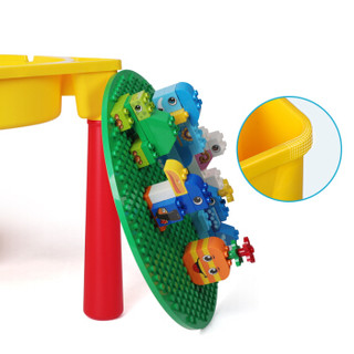 倍奇 儿童玩具积木桌拼装玩具男女孩子礼物3-6周岁幼儿园多功能游戏学习积木桌