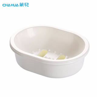 CHAHUA 茶花 香皂盒圆润肥皂盒子 赛欧系列 250003
