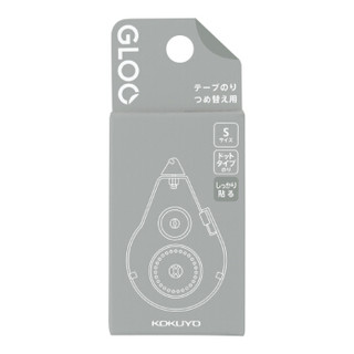 日本国誉（KOKUYO）进口品GLOO 点点胶替芯S号强粘性7mm*8m 灰色1个装 TA-G410-07
