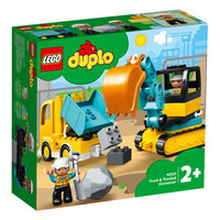 LEGO 乐高 积木 得宝DUPLO 10931 翻斗车和挖掘车套装 2岁+ 儿童玩具 幼儿大颗粒早教 男孩女孩生日礼物