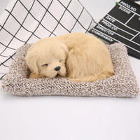 迪普尔 汽车活性炭包车内除味竹炭包仿真狗新车除甲醛除异味除味车内饰品摆件用品金毛狗狗小号