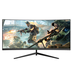 TITAN ARMY 泰坦军团 C30SK PRO 29.5英寸 VA显示器（2560×1080、1800R、200Hz、FreeSync）