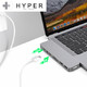 Hyper GN28D PRO 八合二雷电3拓展坞（雷电3/MINI DP/Type-C/TF/SD/USB3.0*2/HDMI2.0）