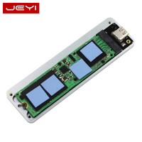 JEYI 佳翼 NVME硬盘盒 M.2转Type-c移动硬盘盒 USB3.1固态SSD全铝硬盘盒 10Gbps 太空灰｜i9 GTR-2280