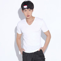 宝迪威德 BODYWILD舒爽棉两件包男士纯棉U领短袖背心两件装ZBN12MH1 白色 180