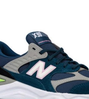 new balance MSX90系列系带厚底男士休闲鞋运动鞋 Navy-White UK7.5