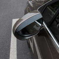 小忙牛(Mcow)小忙牛改装饰适用18款2017别克昂科威后视镜雨眉雨挡19专用挡雨板 雨眉碳纤维bkakw0188