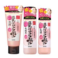莎娜(SANA)豆乳美肤泛醌护肤三件套(洗面奶150g+化妆水200ml+乳液150ml)