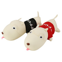 二月花 除醛活性炭 车用宠物形象装饰品 汽车空气净化 吸除甲醛 宠物狗仔 情侣版 红色黑色2只装