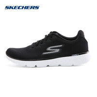 斯凯奇（Skechers）休闲鞋 情侣男女同款透气超轻舒适时尚 15295-BKW 黑色/白色 36