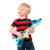 B.toys比乐 BX1166X  可弹奏gitar尤克里里儿童拨弦音乐玩具 猎犬小吉他