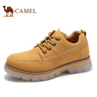 骆驼（CAMEL） 时尚耐磨厚底男士工装鞋子 A932097100 金黄 42