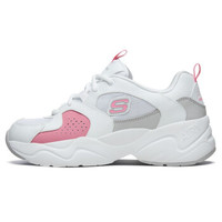 斯凯奇 SKECHERS 女子 D'LITES 系列时尚绑带运动鞋 运动 休闲鞋 88888358/WPK 38.5码 US8.5码