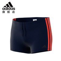 阿迪达斯 adidas 男士平角泳裤 速干舒适抗氯泳衣 DP7549 XL