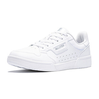 乔丹 男鞋潮流休闲运动情侣板鞋小白鞋 XM3590512 白色/银色 44.5
