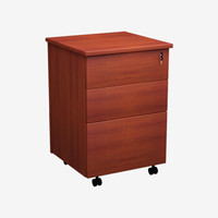 麦森（maisen）活动柜 办公职员文件资料储物抽屉小矮柜子 红樱桃色 加厚款 可定制 MS-HDG-140