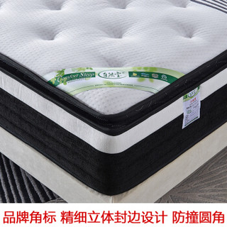 自然宝床垫 天然乳胶+环保椰棕床垫 独立袋装弹簧床垫席梦思床垫软硬两用 3019 1.5*1.9米