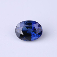 蓝宝石裸石 1-2克拉水滴形/椭行斯里兰卡皇家蓝色蓝宝石裸石 8.06ct