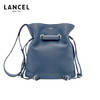 LANCEL 兰姿 LE HUIT 女 单肩斜挎包 牛皮革 A0711112TU 牛仔蓝 小号