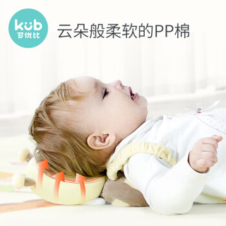 可优比(KUB)宝宝防摔头部保护垫夏季透气婴儿防摔护头枕儿童学步帽欢乐小蜜蜂