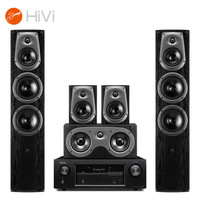 HiVi 惠威 D50HT+天龍X518功放 5.0聲道家庭影院音箱功放組合套裝