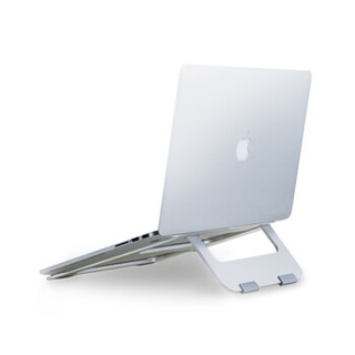 飞遁（LESAILES）铝合金笔记本支架 游戏笔记本散热垫 银色 13.3/14/15.6英寸