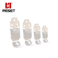 锐赛特（RESET）RST-306 直角门锁扣90度门扣 转角门扣 插销门栓搭扣防盗门扣挂锁配螺丝 3号 75mm 5个装